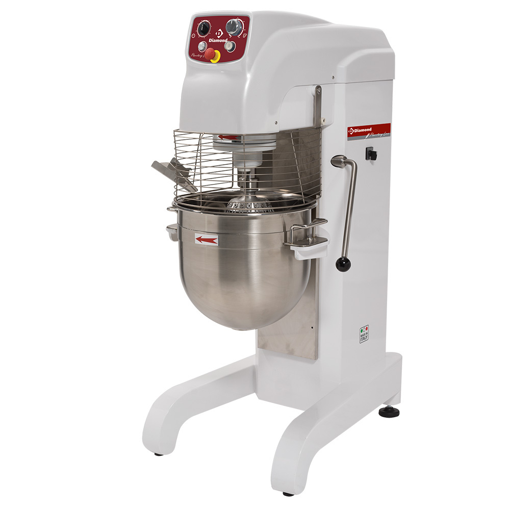 Planetary mixer, high base, 60 LT, variable speed.