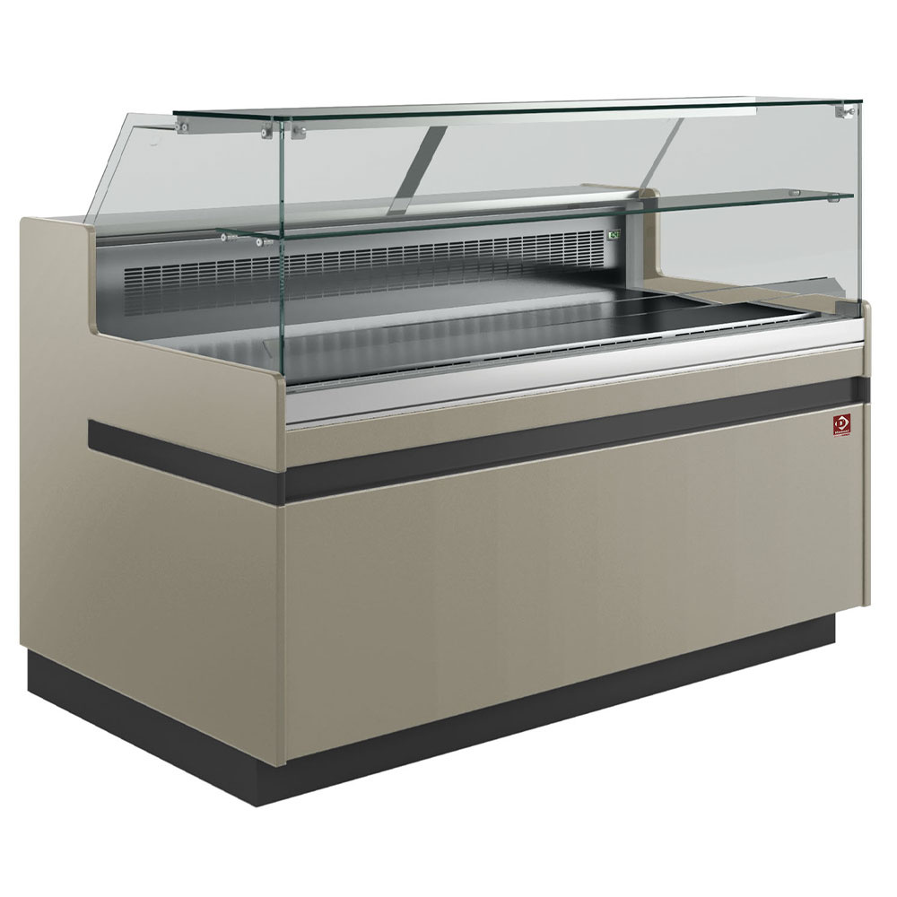 Refrigerated display counter EN & GN, low window, ventilated, without reserve