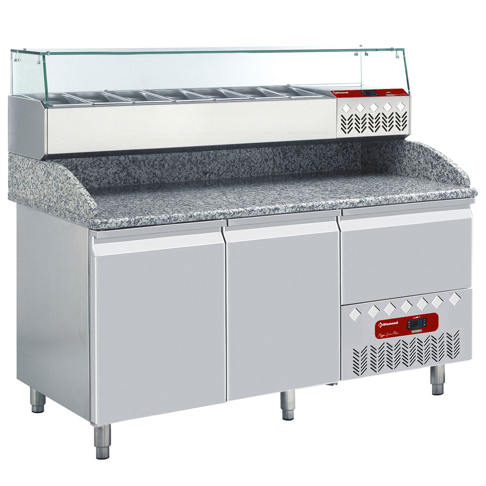 Set Refrigerated table & structure: 