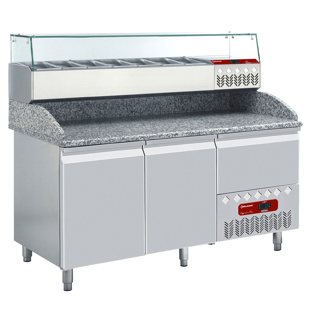 Set Refrigerated table & structure: 