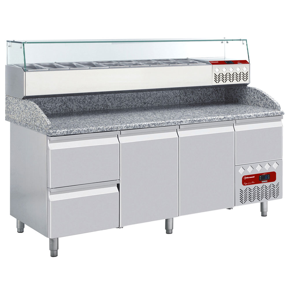 Set Refrigerated table & structure: 