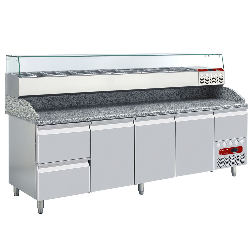 Set Refrigerated table & structure: 