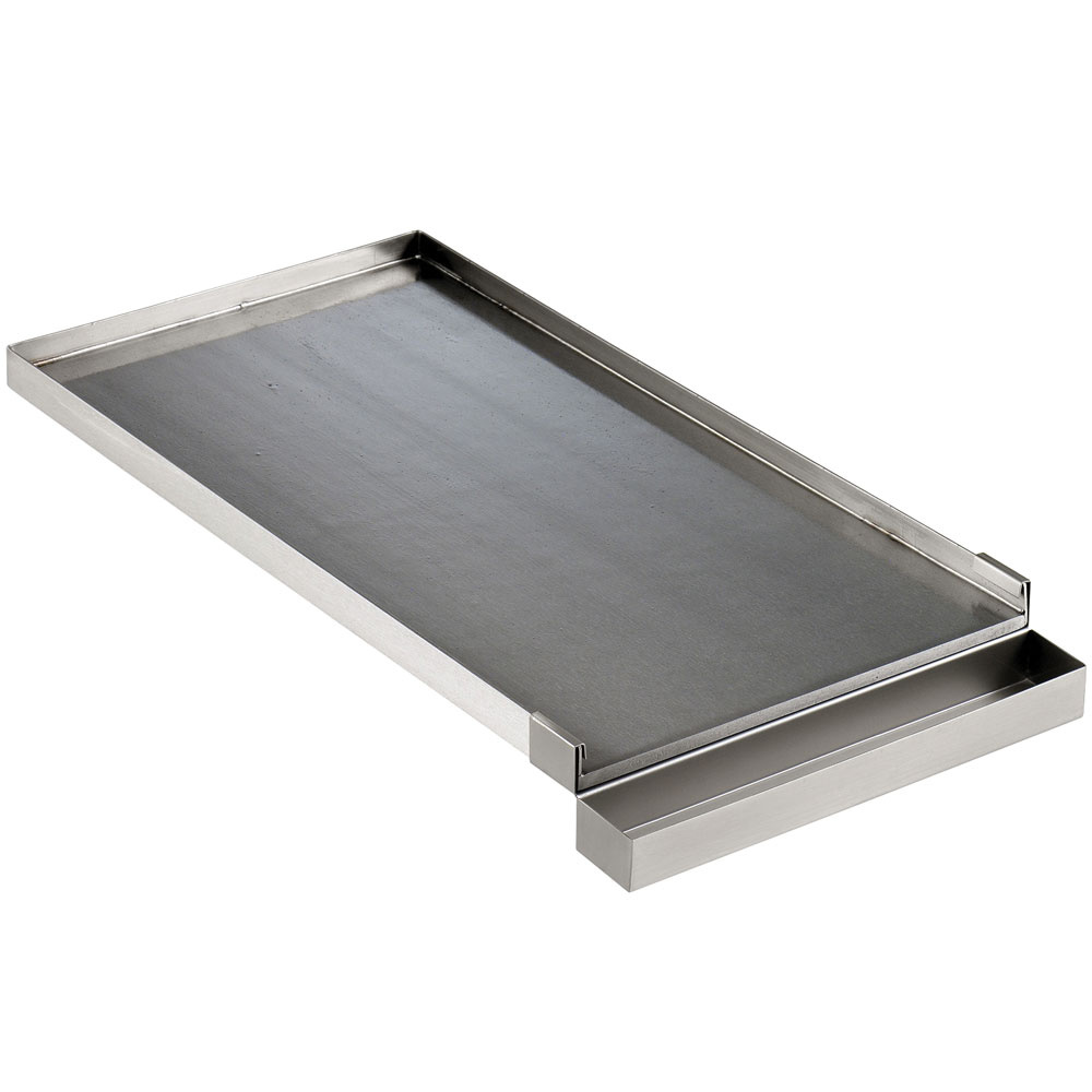 Smooth cooking plate, 2 fires