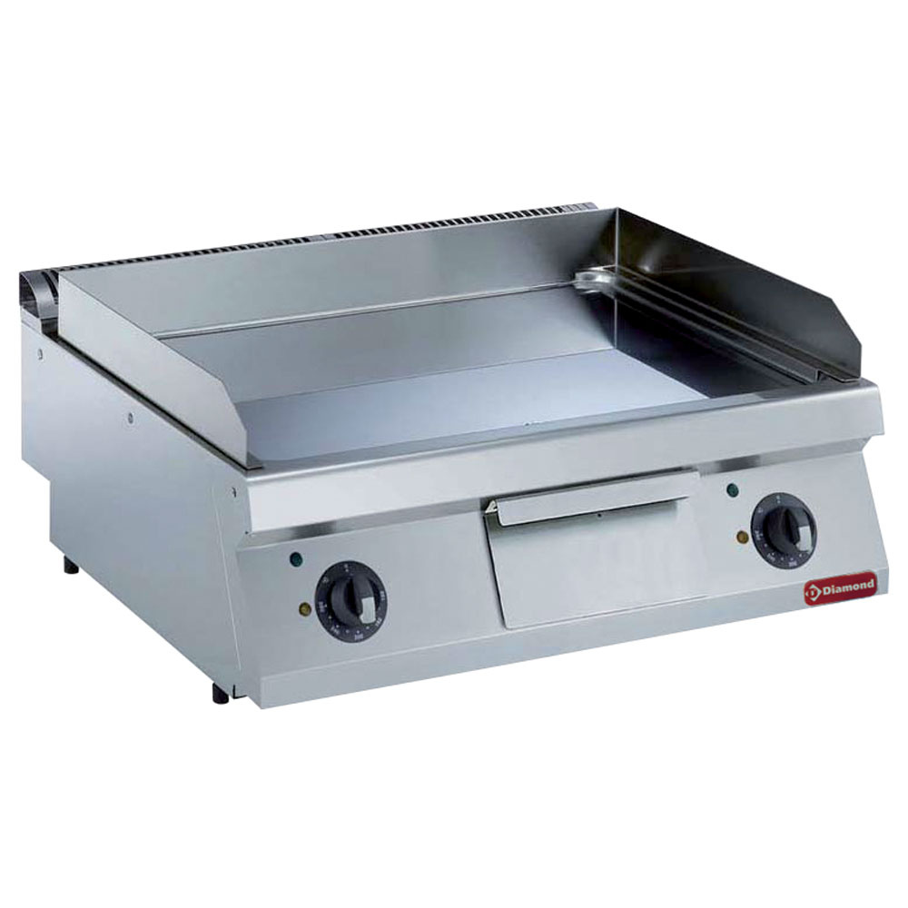 Smooth electric cooking plate, smooth -TOP-