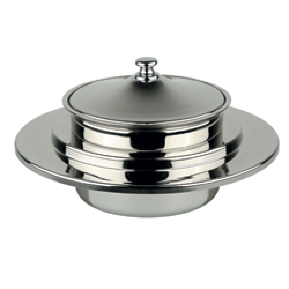 Stainless steel bowlø 240 mm with lid, for DA/RTR
