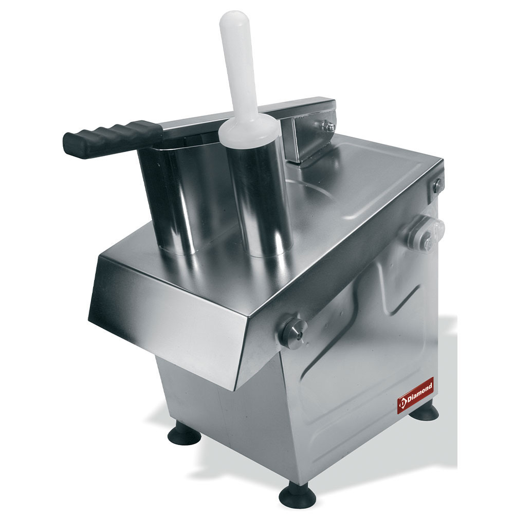Table top vegetable cutter, all stainless steel