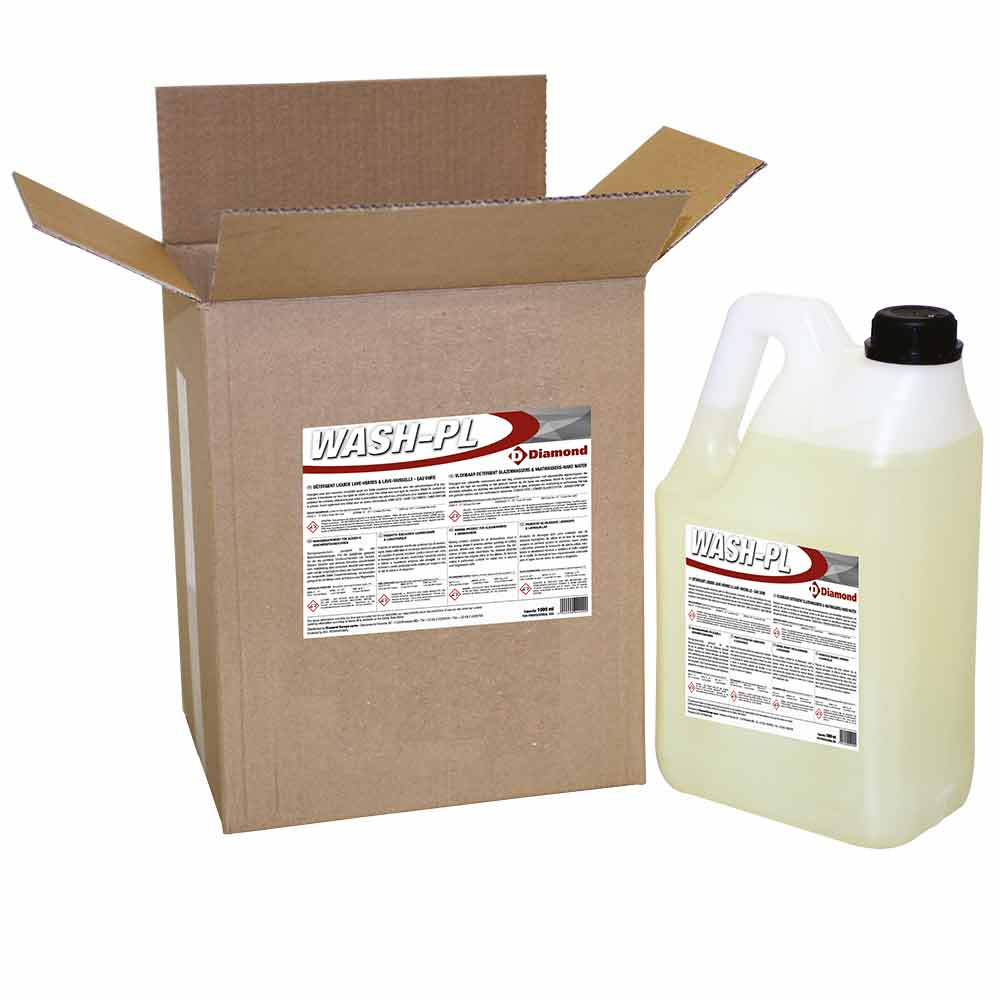 Détergent liquide lave-verres & lave-vaiselles  - Eau dure  - 2 BDx5 LT/6KG  
