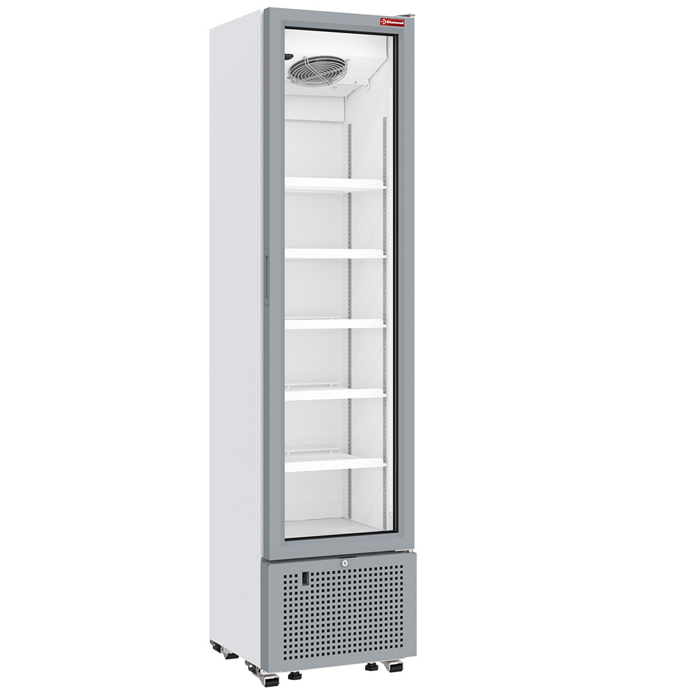 Vitrine ventilée positive 221 litres BLANCHE