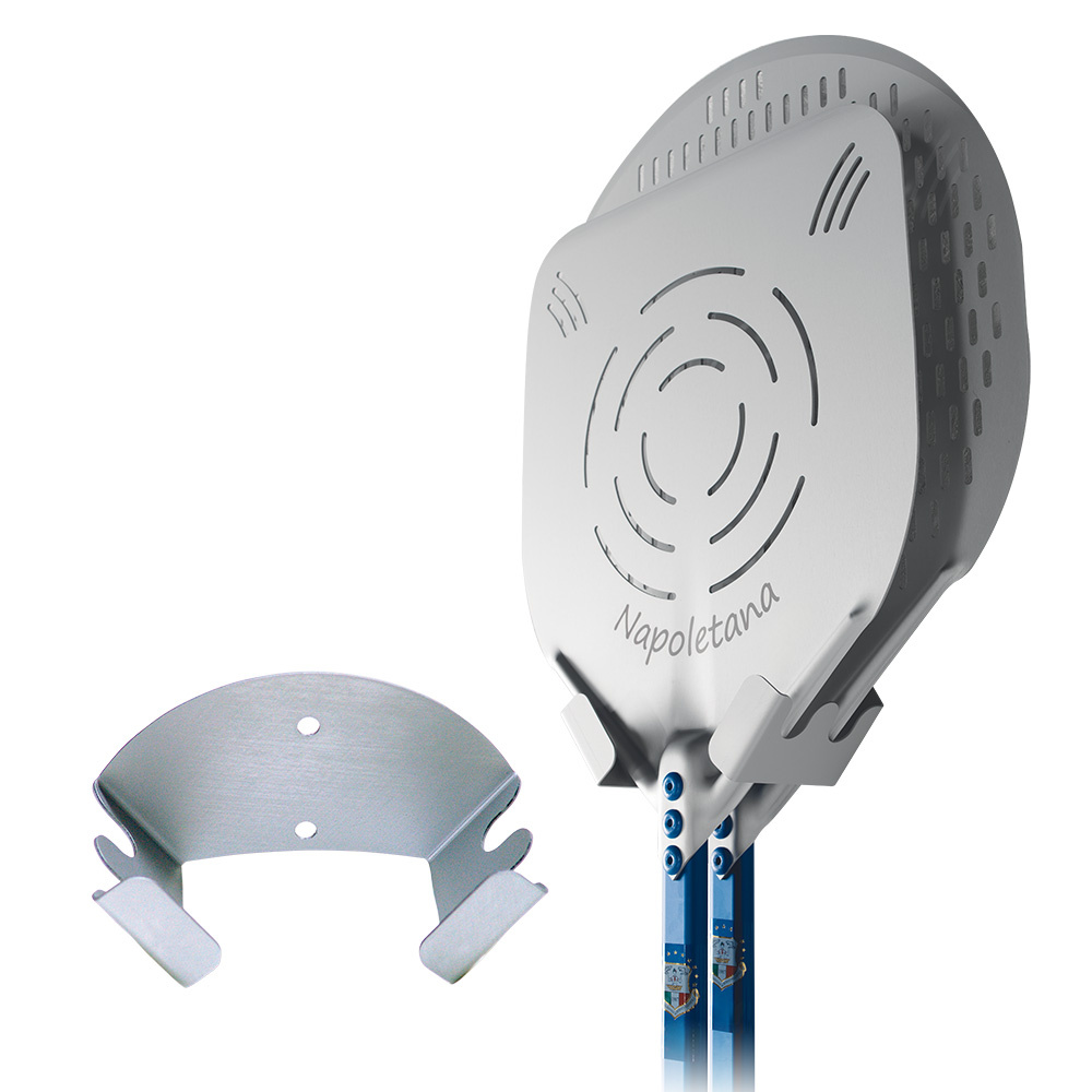 [SPM-2] Support mural aluminium anodisé, 2 places