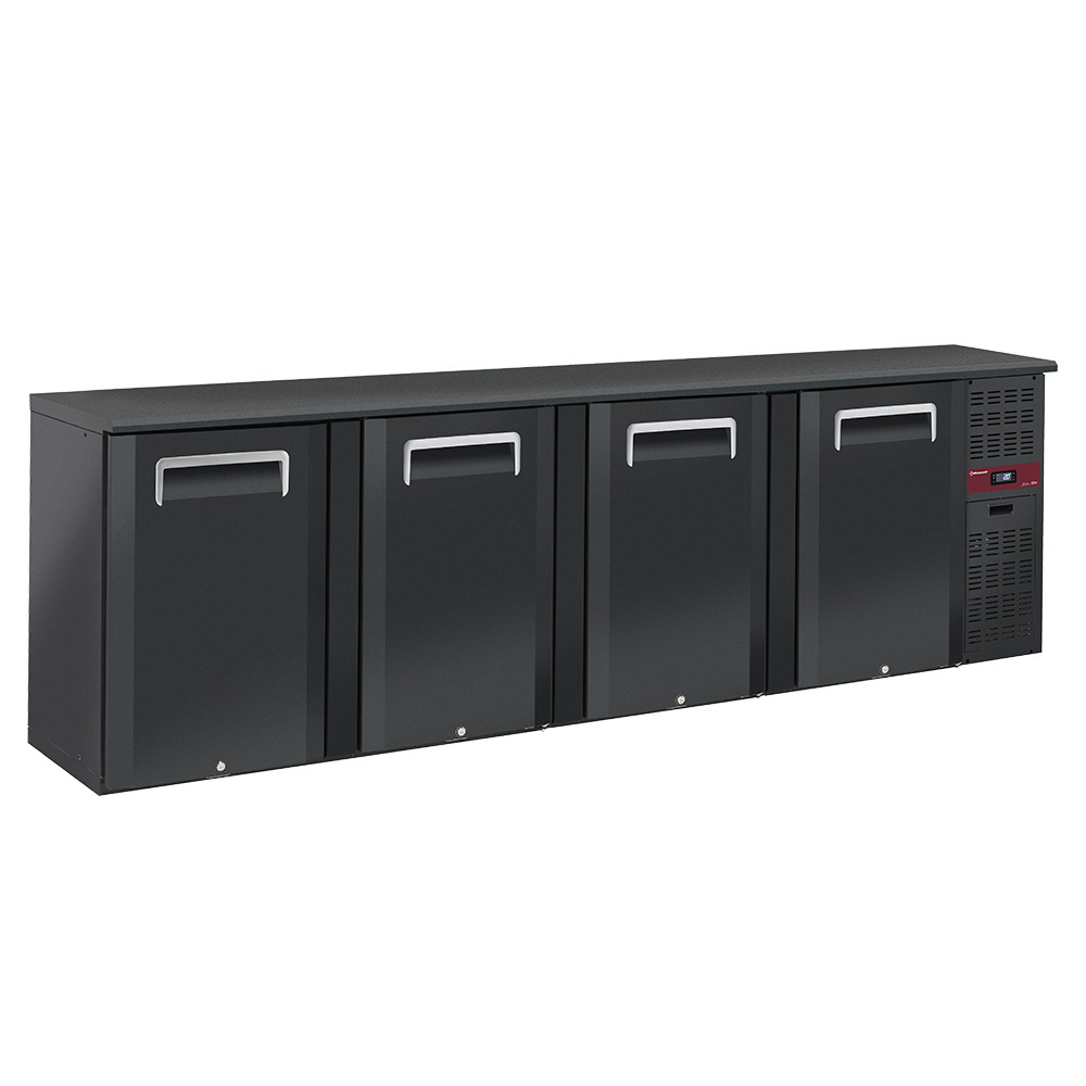 [RLB4-4P] Refroidisseur de bouteilles 4 portes, 620 litres, pieds réglables 