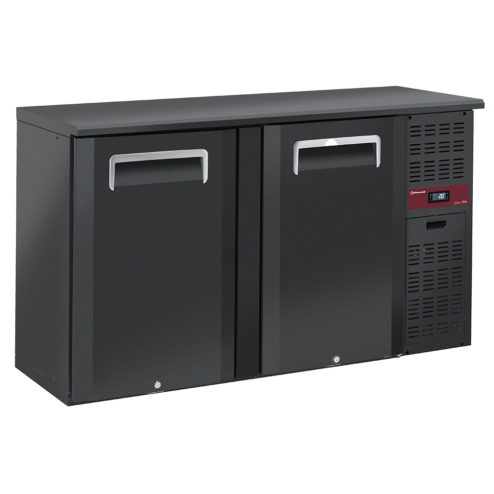 Refroidisseur de bouteilles 2 portes, 320 litres, pieds réglables