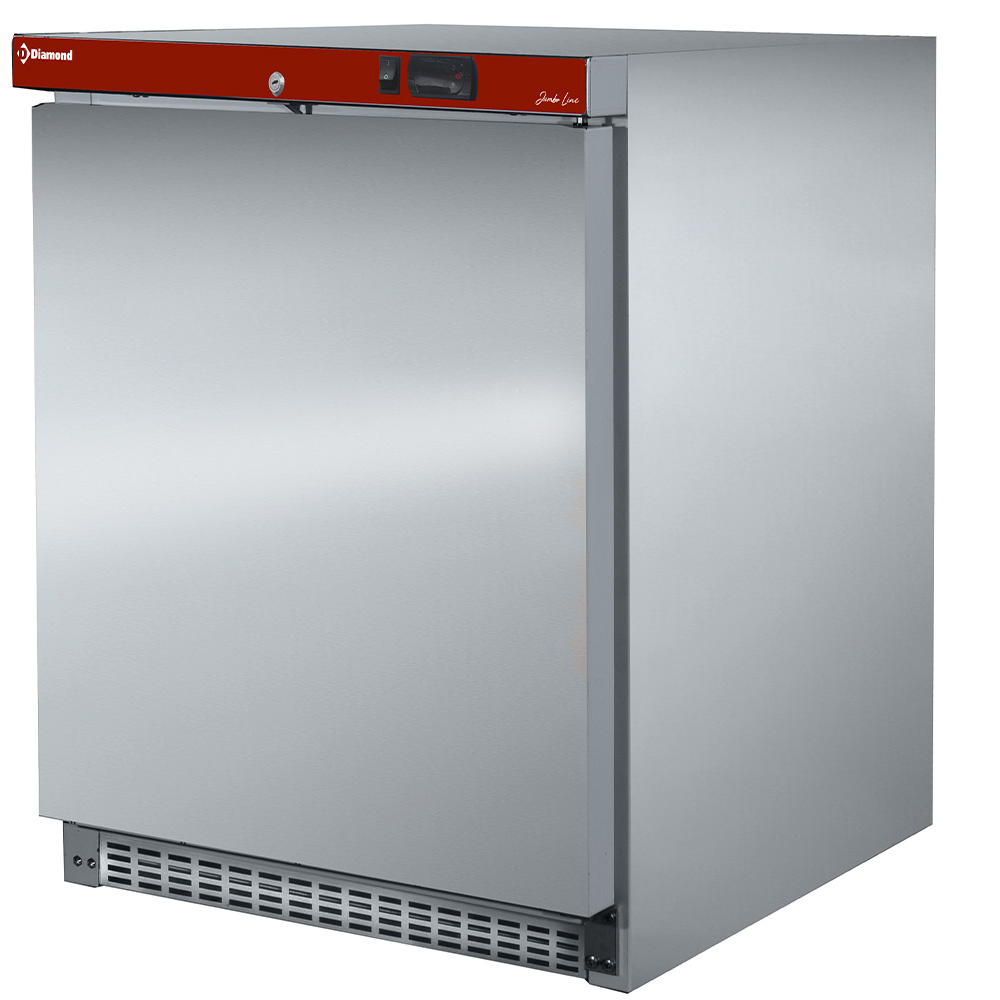 [PV201X-R6-LIQ] Frigo ventilé, 150 litres. acier inox