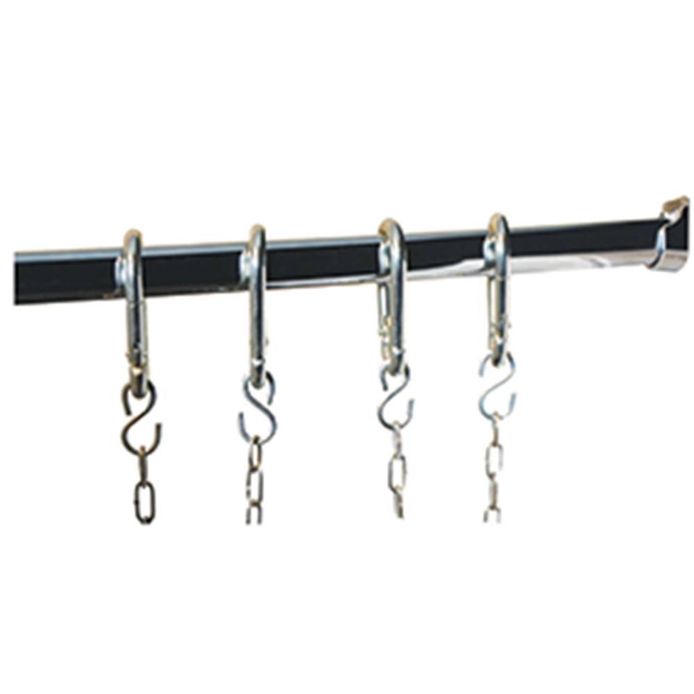Kit charcuterie barre inox et 4 crochets (complémentaire)