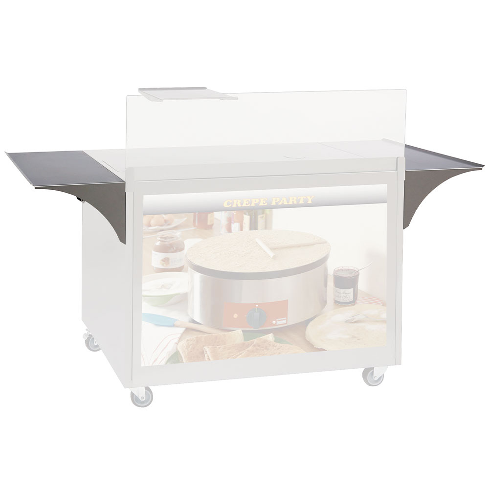 [MRX-TAB] Tablette latérale en inox (1 pièce)