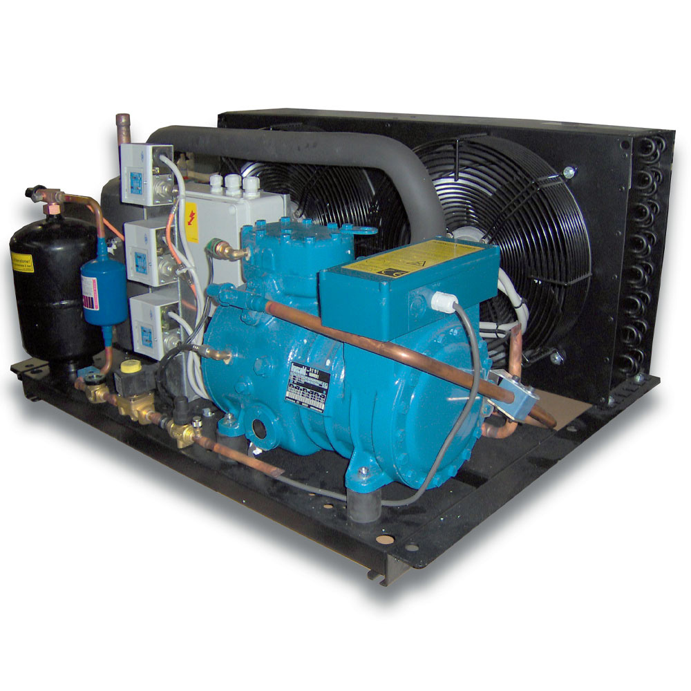 [GF44-W] Groupe semi-hermétique pour DBT401/L-GR, condenseur à eau (125/100Kg)