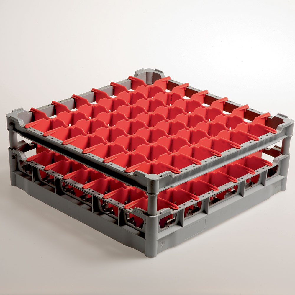 [DB249] Panier 49 verres Ø 63 mm, h165, Polyprop.