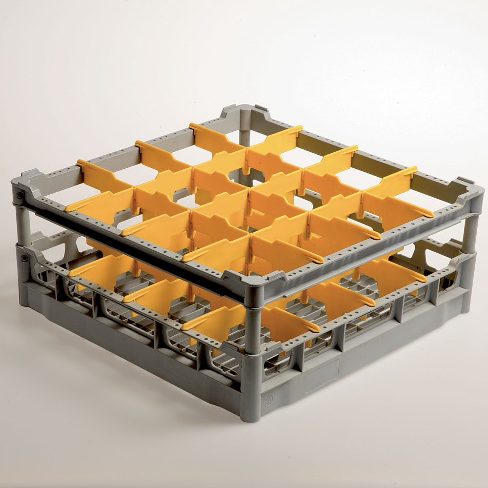 [DB216] Panier 16 verres Ø 113 mm, h165, Polyprop.