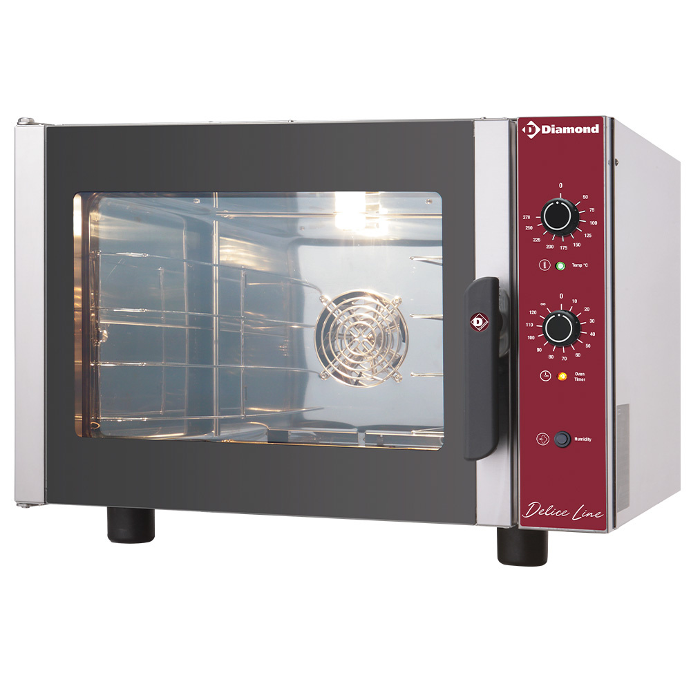 Four électrique à convection 4x 460x340 mm + humidificateur manuel