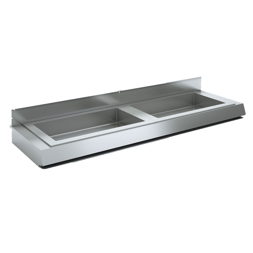 Option : Cuve bain marie 4X GN 1/1, H150mm