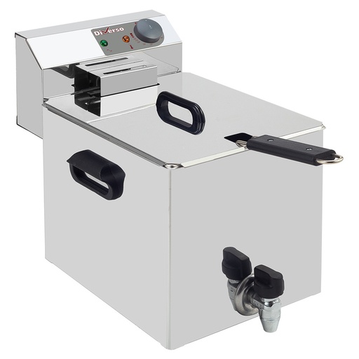 8 liter electric table fryer + drain tap