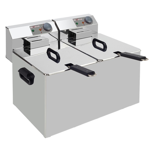 Electric table fryer 2x 7 liters