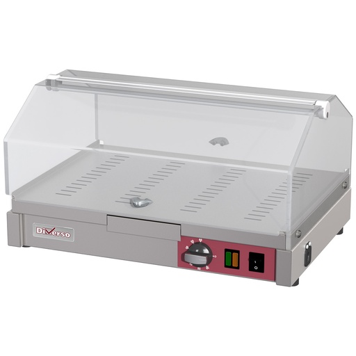 [WR-EVC1-55] Vitrine chauffante à poser, 1 étage L500mm