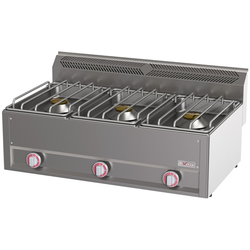 [WR-G3FT-15] Cuisinière 3 feux 8 Kw surpuissants -Top-