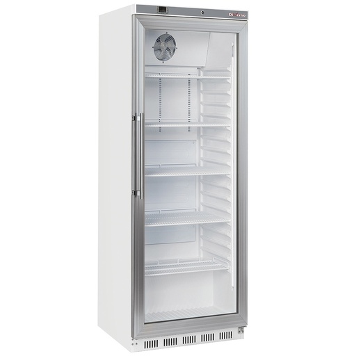 [WR-PG41-LG] Armoire frigorifique, porte vitrée, ventilée, 400 Litres - blanc