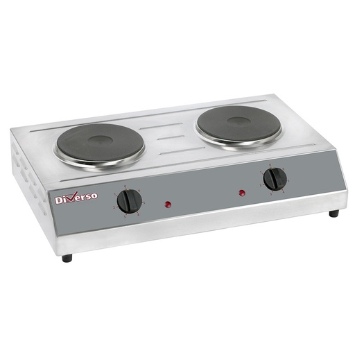 Electric table stove, 2 plates Ø 190mm