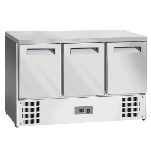 Table frigorifique, 3 portes GN 1/1