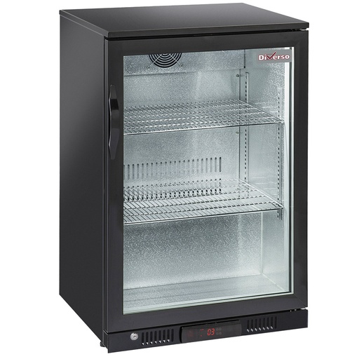 Refroidisseur de bouteilles "arrière bar"  ventilé, 1 porte vitrée battante