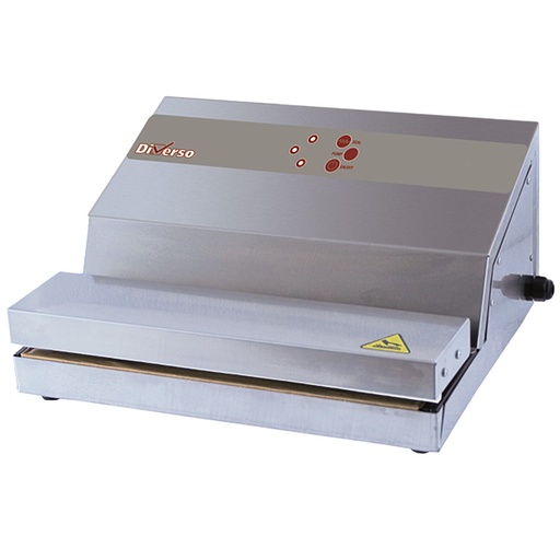 Stainless steel vacuum sealer, 16 l./min pump, 330 mm seal