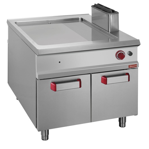[G1/PMA2] 2/3 smooth & 1/3 grooved gas hob, cabinet mounted - PASS-THROUGH