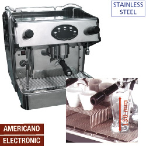 [AROMA/1E-AM_DVA8] American coffee machine set 1 group