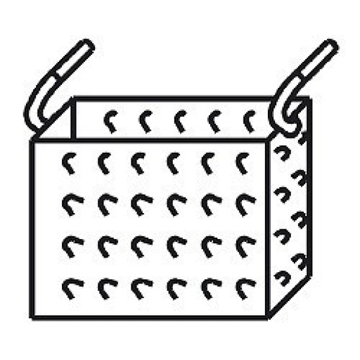 [A70/CP-C1/3] Basket 1/3 pasta cooker, lateral handles