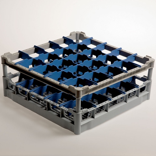 [DB225/FQ] Basket 25 glassesø 90 mm, h165  "tilted", Polyp.