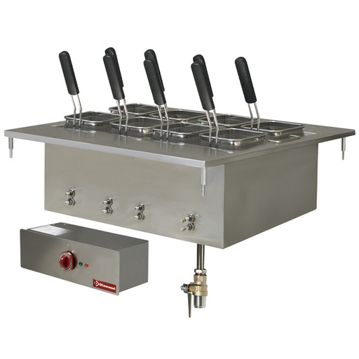 [EDI/CP7-230V/3-] Electric pasta cooker, 40 liters, drop in