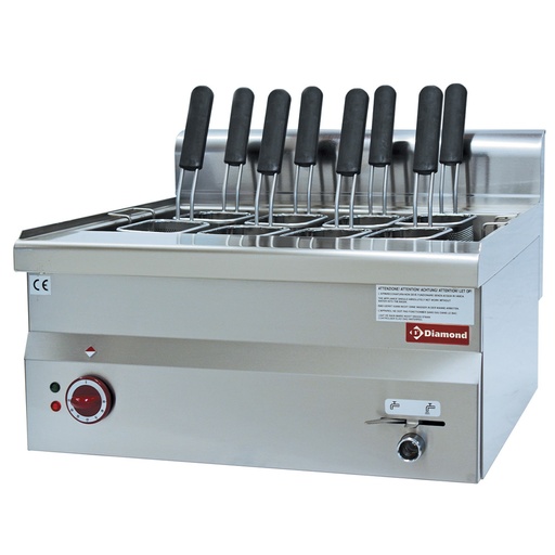 [E60/CP6T-230/3-] Electric pasta cooker, basin 30 liters -Top-