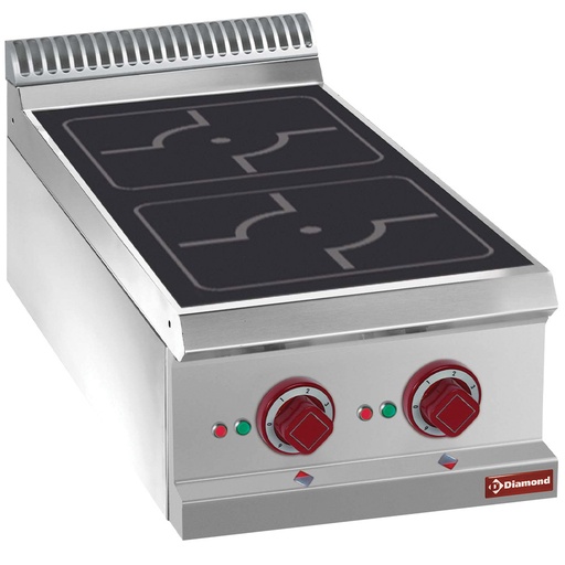 [E7/2ID4T] Electric range, 2 induction zones -Top -