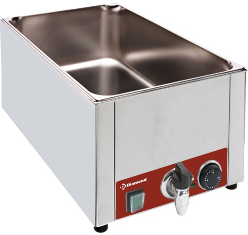 [BMZR/XS] Electric table Bain-Marie GN 1/1 - 150 mm + tap