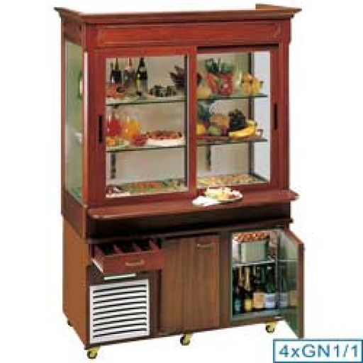 [BUFFET4STOCK] Buffet 4 GN 1/1 and refrigerated display
