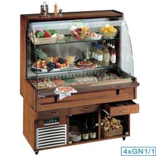 [MONTERREY] Buffet 4 GN 1/1 and refrigerated display