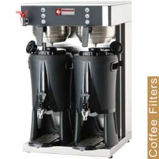 [MCD-25] Coffee machine (filter) - 2 containers dispenser 2x2,5 Lit , hot water tap