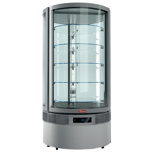 [RON/79AV-LIQ] Cylindrical FULL vitrine, 5 levels, ventilated