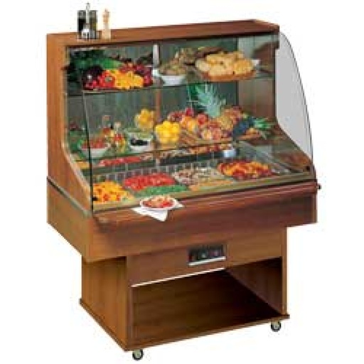 [VT1-EXP] Display 4 GN 1/1 - 150 mm and refrigerated glass case