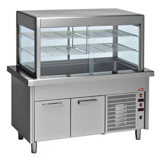[S80/RPRV23] Display and top refrigerated on refrigerated cupboard 6x GN 1/1