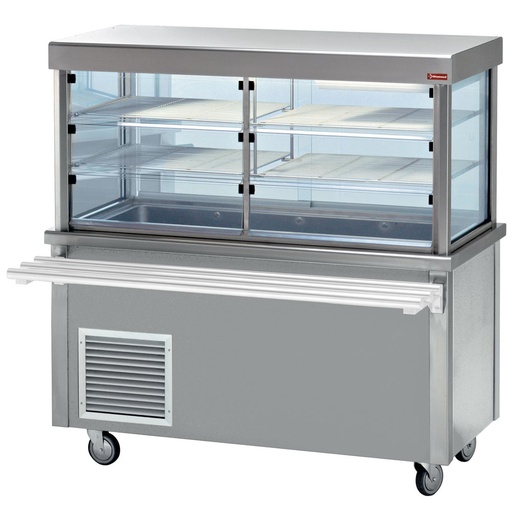 [RCTV15-R2] Display element  and  refrigerated basin on open cupboard