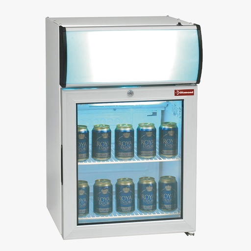 [TOP50PC/R6-2EME] Display table model positive temperature, 60 liters, with light box
