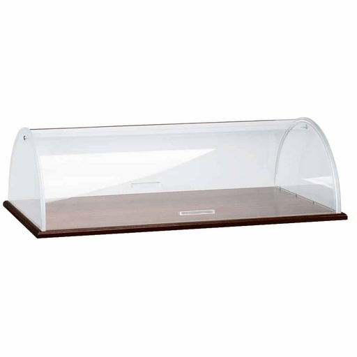 [AF-CSNW] Display unit with dome, dessert & cheese "wengÃ©"