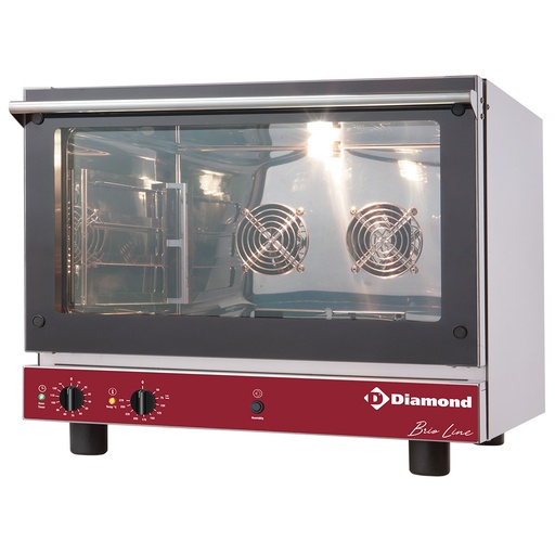[BRIO64/X-P] Electric convection oven, 4x 600x400 mm + manual humidifier